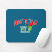 Birthday Elf Christmas Family Matching Group Xmas  Mousepad (Mit Mouse)