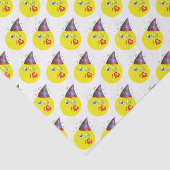 Birthday Emoji Pattern Seidenpapier (Ausschnitt)