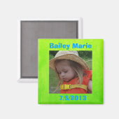 Birthday Erinnerung Kühlschrank Foto Magnete Magnet (Vorderseite/Rückseite)