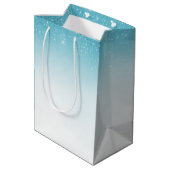 Birthday Eyelashes mit Glitzer Mittlere Geschenktüte (Rückseite Schrägansicht)