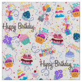 Birthday Fabric vom Hof Stoff (Nahaufnahme)