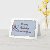 Birthday Fairy für Großtochter Karte (Gelbe Blume)