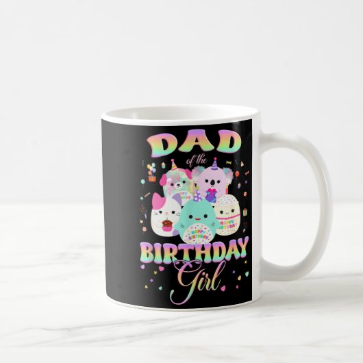 Birthday Family Squish Squad Dad Of The Birthday G Kaffeetasse (Rechts)