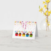 Birthday Fanfare & Streamers Geburtstagskarte Karte (Gelbe Blume)