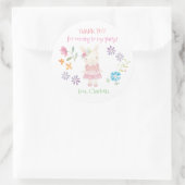 Birthday Favor Stickers Girl Birthday Favor Labels (Tasche)