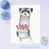 Birthday Ferret Flyer (Einzeln)