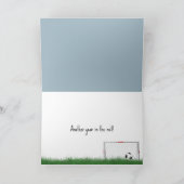 Birthday Fiery Soccer Ball Karte (Innenseite)