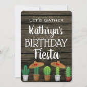 Birthday Fiesta Einladung (Vorderseite)