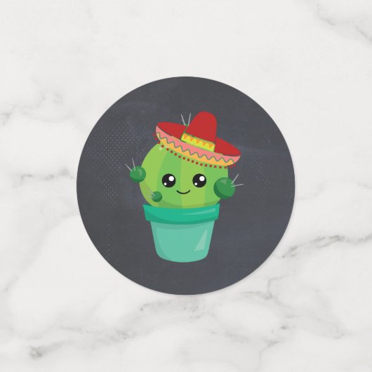 Birthday Fiesta Southwest Theme Konfetti (Klein Vorderseite)