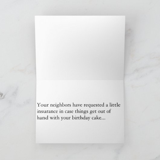 Birthday Fire Motor Karte (Innenseite)