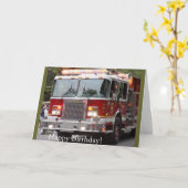 Birthday Fire Motor Karte (Gelbe Blume)