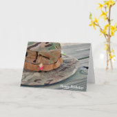 Birthday Fisherman Hat mit Lures Karte (Gelbe Blume)