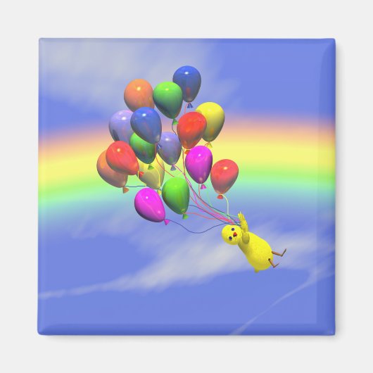 Birthday Flight Magnet (Vorne)