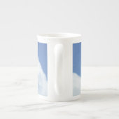 Birthday Fluffy Wolken in Blue Sky Porzellantasse (Rückseite)