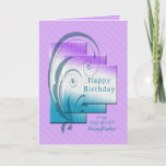 Birthday for grandfather, modern and chic karte<br><div class="desc">Birthday card for a grandfather. Modern card with interlocking rechtecke. In lovely gießt inside completes this birthday card to say to your grandfather a 'happy birthday'.</div>