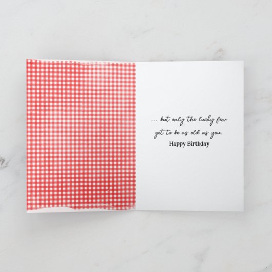 Birthday For Grumpy Old Lady Karte (Innenseite)