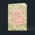 birthday for Mother from kids Karte<br><div class="desc">Fun to-do list on polka dot background for Mother's birthday from the kids</div>
