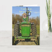 Birthday for Tractor Fans Karte (Vorderseite)