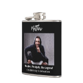 Birthday Foto man Mythos Legende Name Spaß Flachmann (Links)