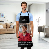 Birthday Foto man Mythos Legende Name Spaß Schürze