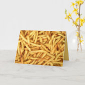 Birthday French Fries Karte (Gelbe Blume)