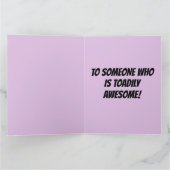 BIRTHDAY FROG FUNNY GREETING CARDS KARTE (Innenseite)