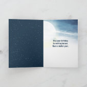 Birthday Full Moon In a Basketball Net Karte (Innenseite)