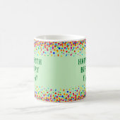 Birthday Fun Colorful Confetti Kaffeetasse (Mittel)