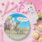 Birthday Fun Desert Camel Balloons farbenfroh Pappteller (Party)