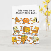 Birthday Funny Cheesy Best Wünsche Karte (Gelbe Blume)