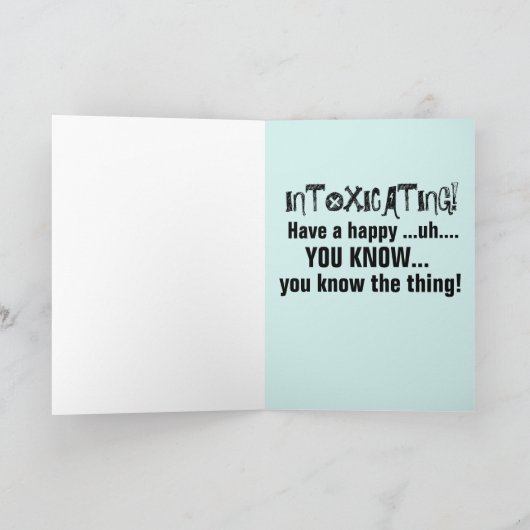 BIRTHDAY FUNNY JOE BIDEN GREETING BIG CARD KARTE (Innenseite)