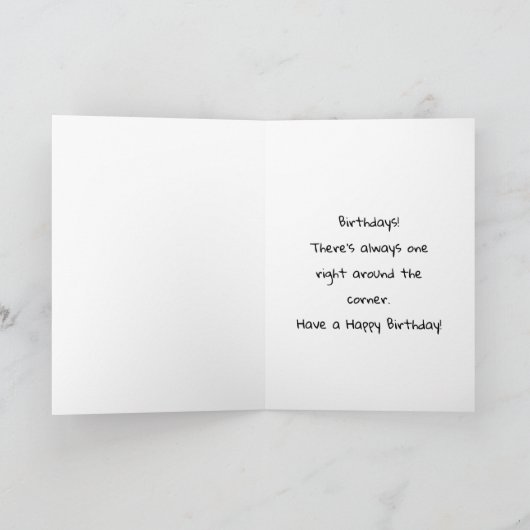 Birthday Funny Karte (Innenseite)