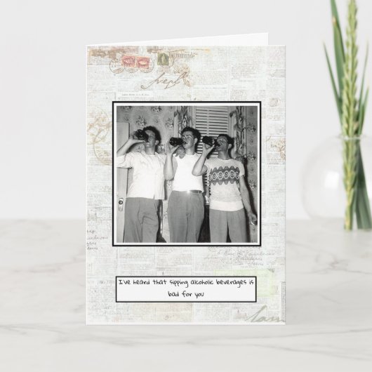 Birthday Funny Karte (Vorderseite)