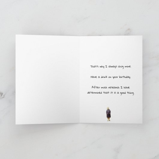 Birthday Funny Karte (Innenseite)