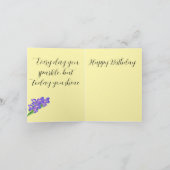 Birthday G Card : Time To Shine . Karte (Innenseite)