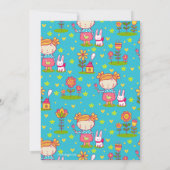 Birthday Garden Foto Einladung (Rückseite)