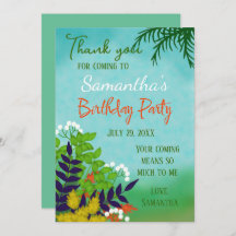 Birthday Garden Theme