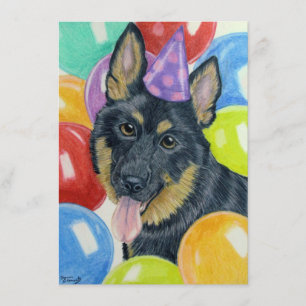 Birthday German Shepherd Karte