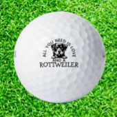  Birthday Gift for Rottweiler Golfball