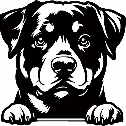 Birthday Gift for Rottweiler Golfball