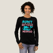 Birthday Gift: Funny Vintage Mermaid Aunt Tee 2025 (Volle Vorderseite)