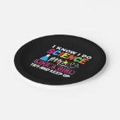 Birthday Gift I Know I | Do Science Like A Girl Pappteller (Schrägansicht)