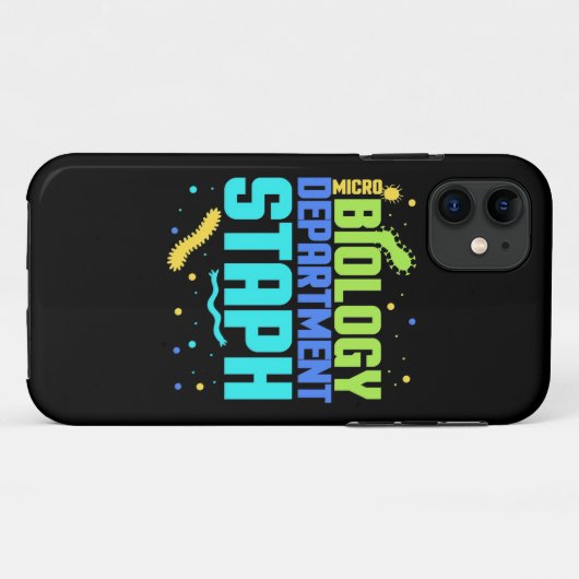 Birthday Gift | Micro Biology Department Staph Case-Mate iPhone Hülle (Rückseite (Horizontal))