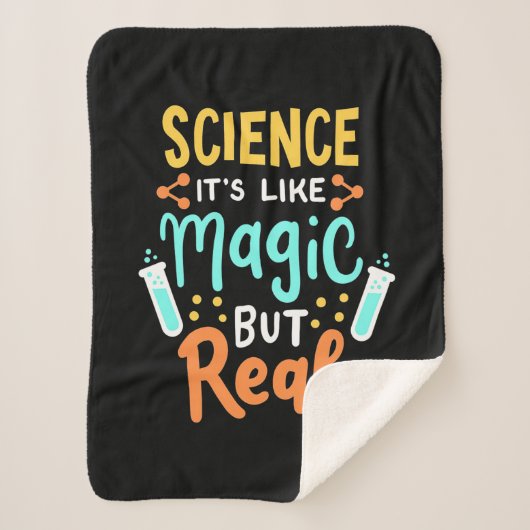 Birthday Gift | Science It Is Like Magic Sherpadecke (Vorderseite)