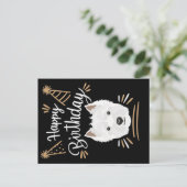 Birthday Gift West Highland Terrier Postkarte (Stehend Vorderseite)