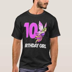 Birthday Girl 10 Womens Fairy Liebe T-Shirts Gebur