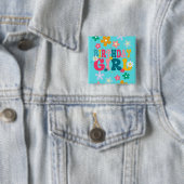 Birthday Girl 2" Platz Button (Beispiel)