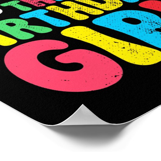 Birthday Girl 2nd 3rd 4th 5th 6th 7th 8th 9th Girl Poster (Ecke)