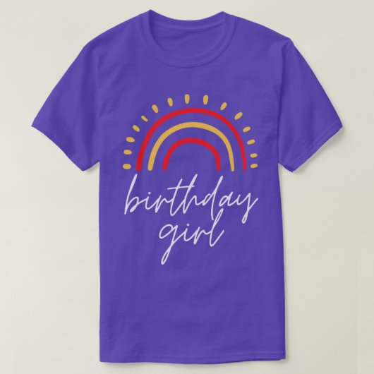 Birthday Girl 7 T-Shirt (Design vorne)