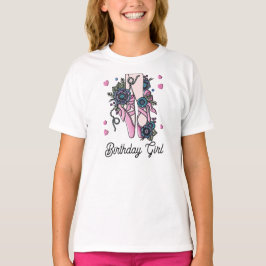 Birthday Girl Ballet Shoes T-Shirt